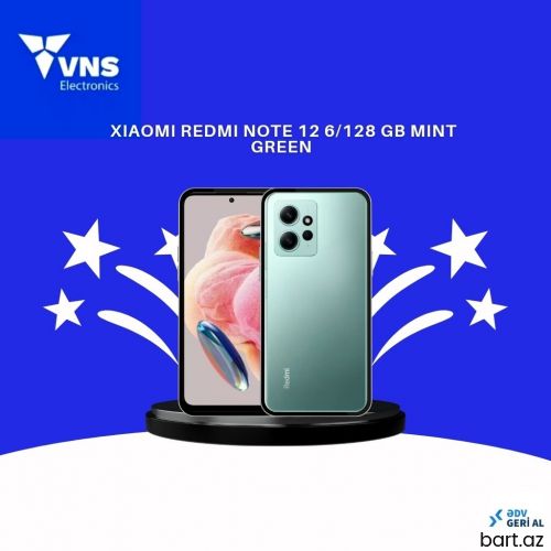 Xiaomi Redmi Note 12, 128 GB, rəng - Yaşıl