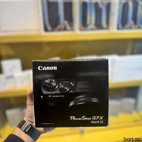 Canon PowerShot G7 X Mark III fotoaparatı