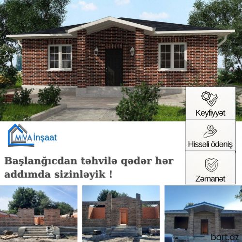 Bağ evi tikintisi və təmir xidməti