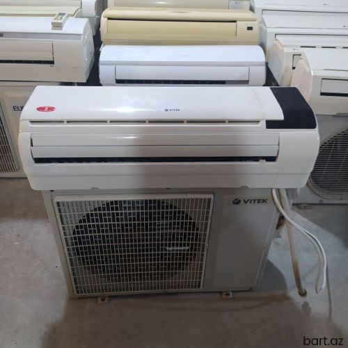 Vitek kondisioneri 45 kvadrat tam işləkdir.