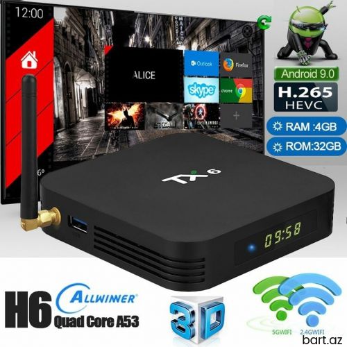 Tv box TX6 4Ram 32Gb 4K 5G orginal
