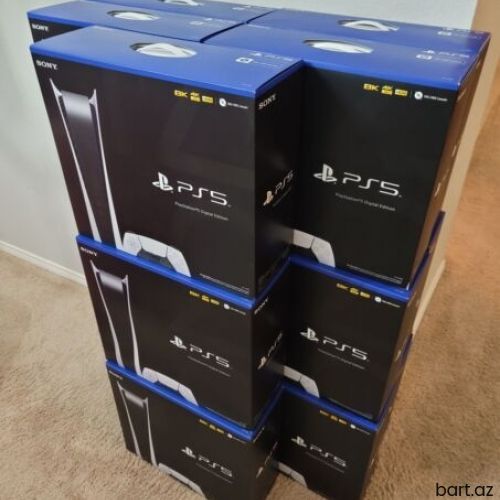Sony PS5 Digital/Disc Edition Console Bundle