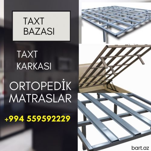 Yaxt alti ucun demir,taxt bazasi,yataq bazasi