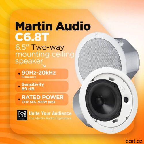 Martin Audio C6.8T Speaker 90 Hz- 20 kHz