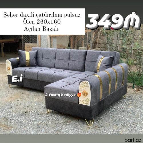 Künc divan sifarişlə hazırlanır 