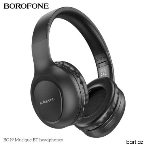 Headphones wireless Borofone BO19 black 