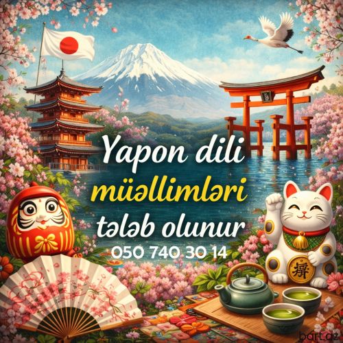 Vakansiya Yapon dili müəllimi tələb olunur