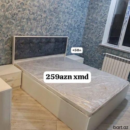 Taxt ikinəfərlik yataq 