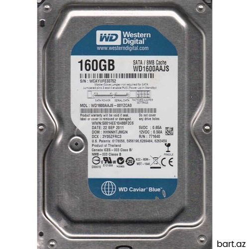 160 GB hard disk