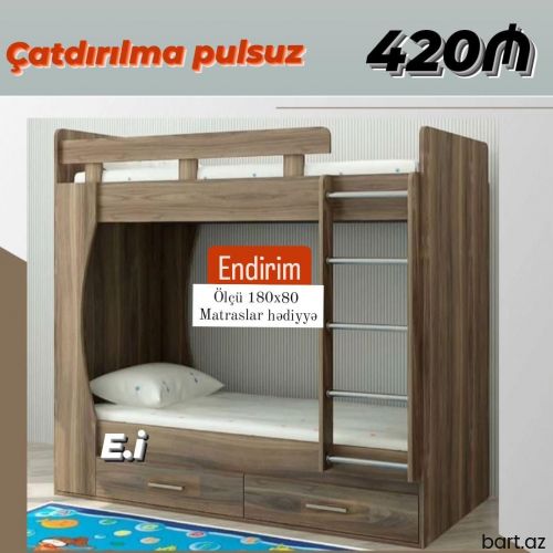 İkimərtəbəli çarpayı 