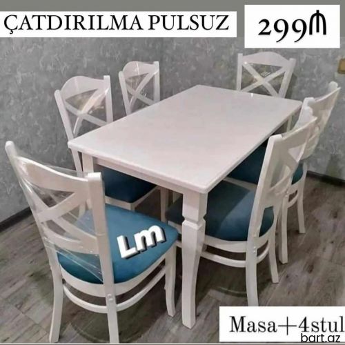 Stol stul dəsti kuxna üçün