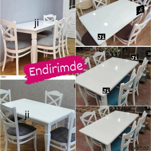 Stol stul dəsti kuxna üçün