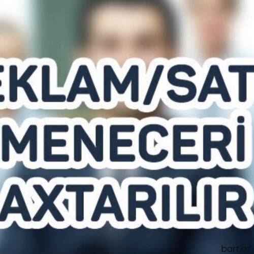Reklam meneceri teleb olunur 