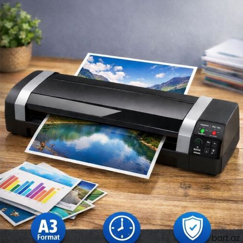 Laminator A3, A4, A5, A6 ölçüləri üçün.