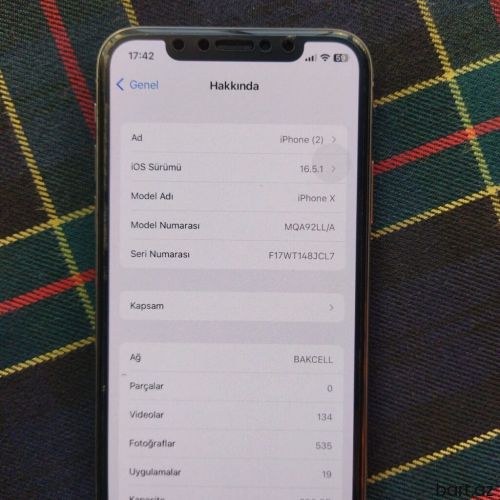 IPhone X | 256 GB Qızılı 