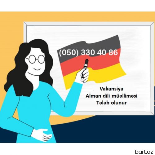 Alman dili müəlliməsi tələb olunur