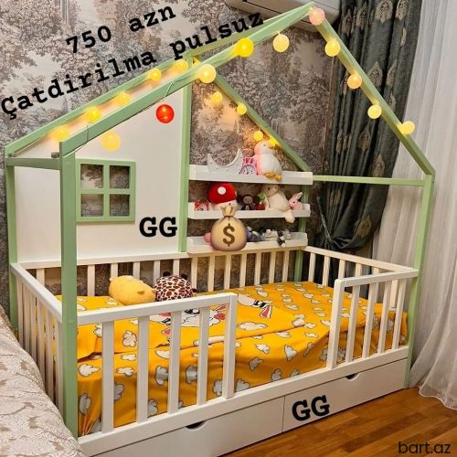 Oğlan və qız üçün, Yeni, Çarpayı, Matras ilə