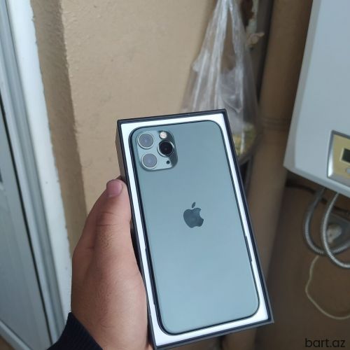 IPhone 11 Pro, 64 GB, Yaşıl, Zəmanət,