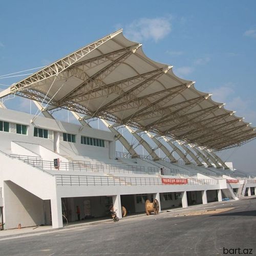 stadion örtüklərinin hazırlanması