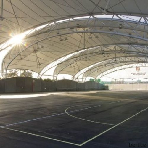 Membranla stadionun örtülməsi