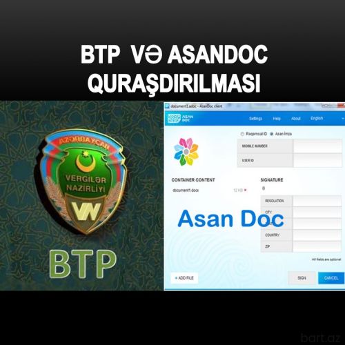 BTP və Asandoc adoc programının yazılması