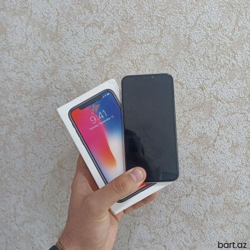 IPhone X, 64 GB, Ağ, Face ID