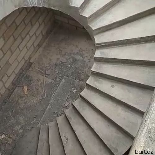 Beton pilləkən tikintisi